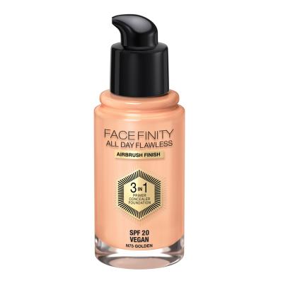 Max Factor Facefinity All Day Flawless SPF20 Foundation für Frauen 30 ml Farbton  N75 Golden