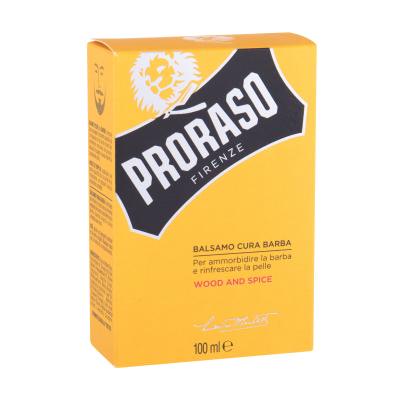 PRORASO Wood &amp; Spice Beard Balm Bartbalsam für Herren 100 ml