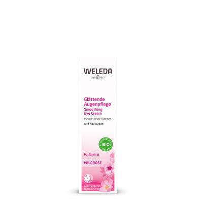 Weleda Wild Rose Smoothing Eye Cream Augencreme für Frauen 10 ml