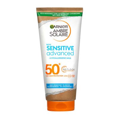 Garnier Ambre Solaire Sensitive Advanced Hypoallergenic Milk SPF50+ Sonnenschutz 200 ml