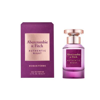 Abercrombie &amp; Fitch Authentic Night Eau de Parfum für Frauen 50 ml