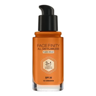 Max Factor Facefinity 3 in 1 SPF20 Foundation für Frauen 30 ml Farbton  92 Cinnamon