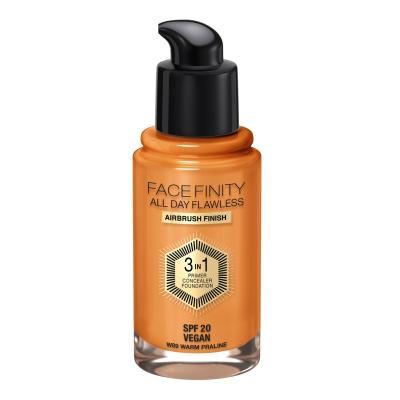 Max Factor Facefinity All Day Flawless SPF20 Foundation für Frauen 30 ml Farbton  W89 Warm Praline