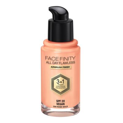 Max Factor Facefinity All Day Flawless SPF20 Foundation für Frauen 30 ml Farbton  C64 Rose Gold