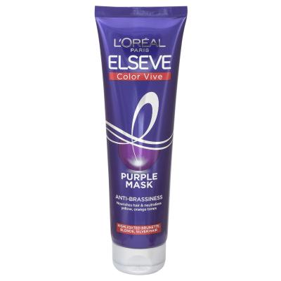 L&#039;Oréal Paris Elseve Color-Vive Purple Mask Haarmaske für Frauen 150 ml