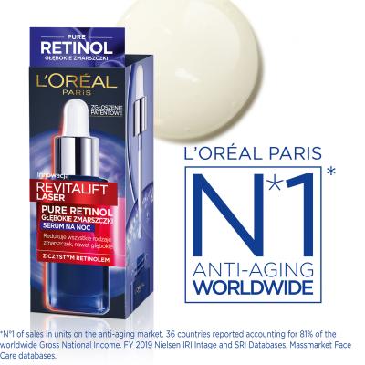 L&#039;Oréal Paris Revitalift Laser Pure Retinol Night Serum Gesichtsserum für Frauen 30 ml