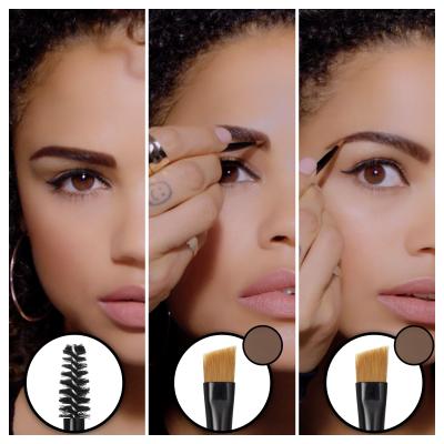 Rimmel London Brow This Way Augenbrauensets für Frauen 2,4 g Farbton  003 Dark Brown