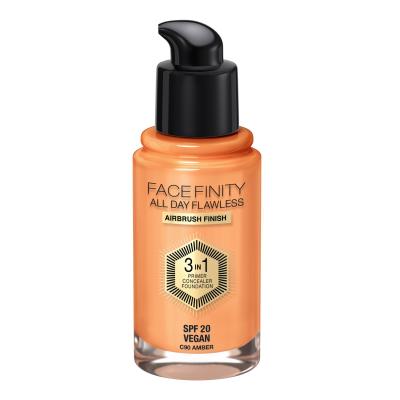 Max Factor Facefinity All Day Flawless SPF20 Foundation für Frauen 30 ml Farbton  C90 Amber