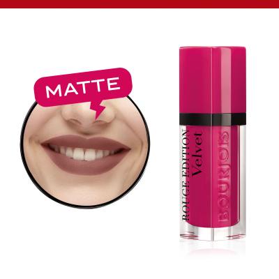 BOURJOIS Paris Rouge Edition Velvet Lippenstift für Frauen 7,7 ml Farbton  06 Pink Pong