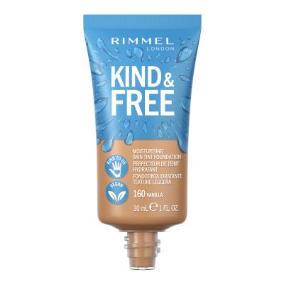 Rimmel London Kind &amp; Free Skin Tint Foundation Foundation für Frauen 30 ml Farbton  160 Vanilla