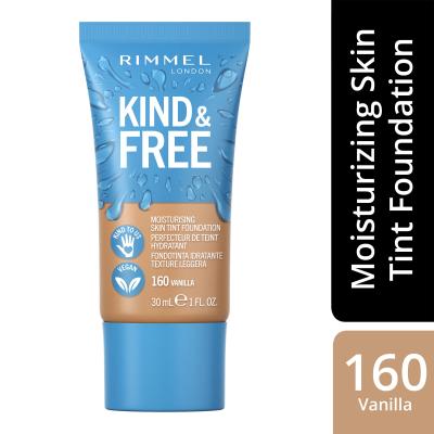 Rimmel London Kind &amp; Free Skin Tint Foundation Foundation für Frauen 30 ml Farbton  160 Vanilla