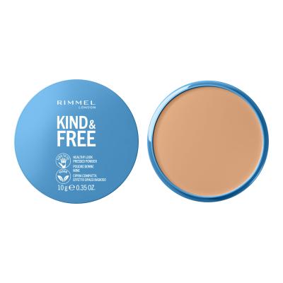 Rimmel London Kind &amp; Free Healthy Look Pressed Powder Puder für Frauen 10 g Farbton  020 Light