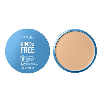 Rimmel London Kind &amp; Free Healthy Look Pressed Powder Puder für Frauen 10 g Farbton  010 Fair