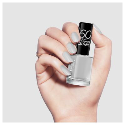 Rimmel London 60 Seconds Super Shine Nagellack für Frauen 8 ml Farbton  740 Clear