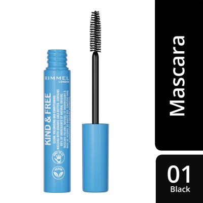 Rimmel London Kind &amp; Free Mascara für Frauen 7 ml Farbton  001 Black