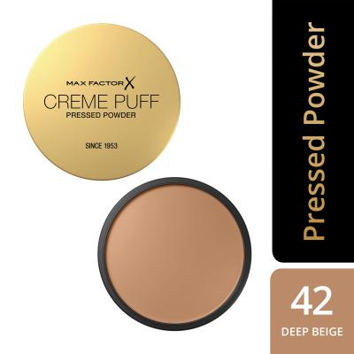 Max Factor Creme Puff Puder für Frauen 14 g Farbton  42 Deep Beige