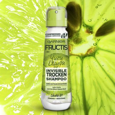 Garnier Fructis Yuzu Lemon Invisible Dry Shampoo Trockenshampoo für Frauen 100 ml