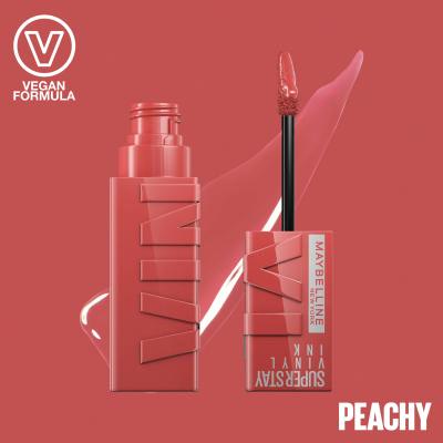 Maybelline Superstay Vinyl Ink Liquid Lippenstift für Frauen 4,2 ml Farbton  15 Peachy