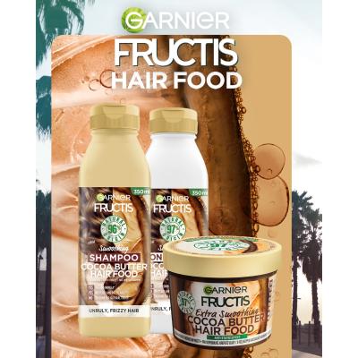 Garnier Fructis Hair Food Cocoa Butter Extra Smoothing Mask Haarmaske für Frauen 390 ml