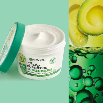 Garnier Body Superfood 48h Nourishing Cream Avocado Oil + Omega 6 Körpercreme für Frauen 380 ml