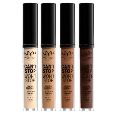 NYX Professional Makeup Can&#039;t Stop Won&#039;t Stop Contour Concealer Concealer für Frauen 3,5 ml Farbton  02 Alabaster