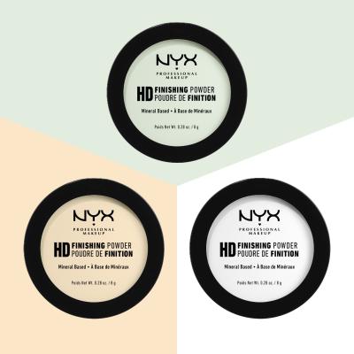 NYX Professional Makeup High Definition Finishing Powder Puder für Frauen 8 g Farbton  02 Banana