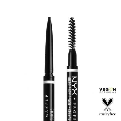 NYX Professional Makeup Micro Brow Pencil Augenbrauenstift für Frauen 0,09 g Farbton  08 Black