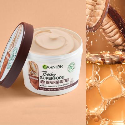 Garnier Body Superfood 48h Repairing Butter Cocoa + Ceramide Körperbutter für Frauen 380 ml