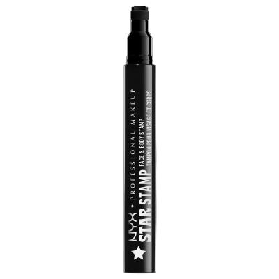 NYX Professional Makeup Star Stamp Face &amp; Body Stamp Eyeliner für Frauen 0,96 ml Farbton  01 Star Studded