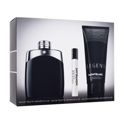 Montblanc Legend SET1 Geschenkset Eau de Toilette 100 ml + Duschgel 100 ml + Eau de Toilette 7,5 ml