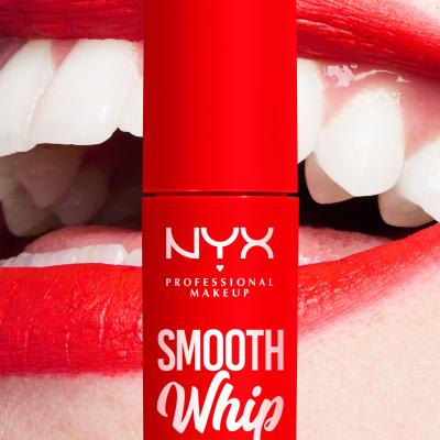 NYX Professional Makeup Smooth Whip Matte Lip Cream Lippenstift für Frauen 4 ml Farbton  12 Icing On Top