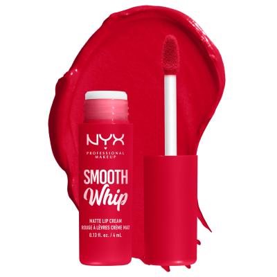 NYX Professional Makeup Smooth Whip Matte Lip Cream Lippenstift für Frauen 4 ml Farbton  13 Cherry Creme