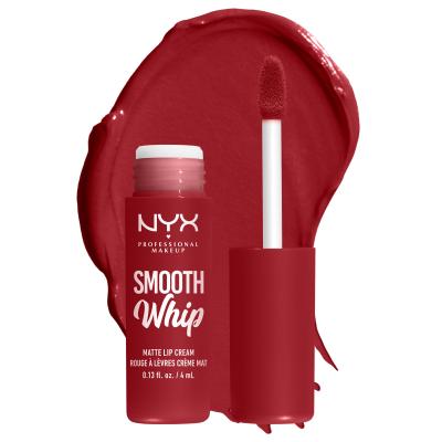 NYX Professional Makeup Smooth Whip Matte Lip Cream Lippenstift für Frauen 4 ml Farbton  14 Velvet Robe