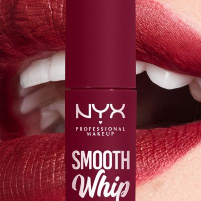 NYX Professional Makeup Smooth Whip Matte Lip Cream Lippenstift für Frauen 4 ml Farbton  15 Chocolate Mousse