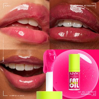 NYX Professional Makeup Fat Oil Lip Drip Lippenöl für Frauen 4,8 ml Farbton  03 Supermodell