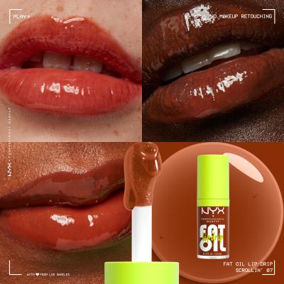 NYX Professional Makeup Fat Oil Lip Drip Lippenöl für Frauen 4,8 ml Farbton  07 Scrollin