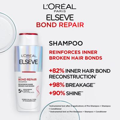 L&#039;Oréal Paris Elseve Bond Repair Shampoo Shampoo für Frauen 200 ml