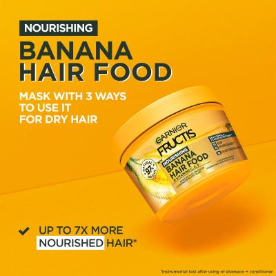 Garnier Fructis Hair Food Banana Nourishing Mask Haarmaske für Frauen 400 ml