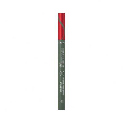 L&#039;Oréal Paris Infaillible Grip 36H Micro-Fine Brush Eye Liner Eyeliner für Frauen 0,4 g Farbton  05 Sage Green