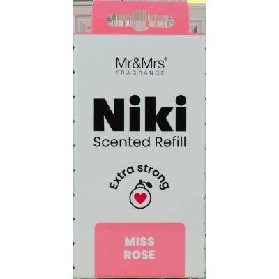 Mr&amp;Mrs Fragrance Niki Refill Miss Rose Autoduft Nachfüllung 1 St.