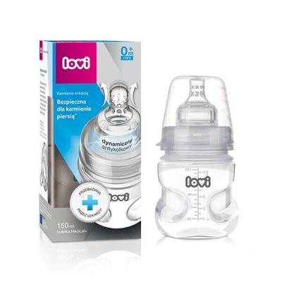 LOVI Medical+ Bottle 0m+ Mini Babyflasche für Kinder 150 ml