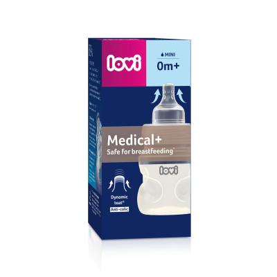 LOVI Medical+ Bottle 0m+ Mini Babyflasche für Kinder 150 ml