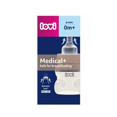 LOVI Medical+ Bottle 0m+ Mini Babyflasche für Kinder 150 ml