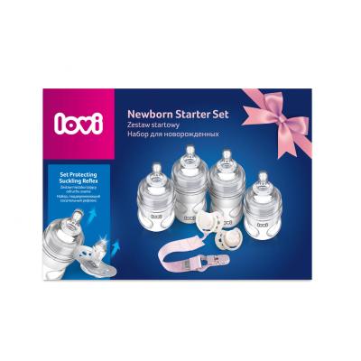 LOVI Newborn Starter Set Girl Babyflasche für Kinder Set