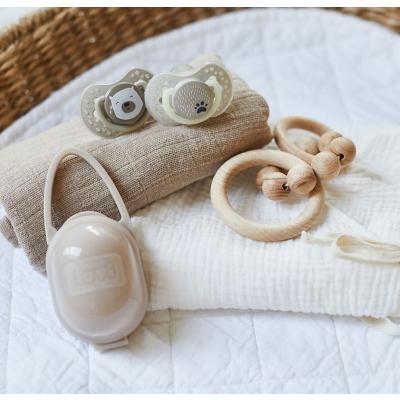 LOVI Soother Container Beige Schnullerhülle für Kinder 1 St.