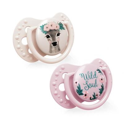 LOVI Wild Soul Dynamic Soother Girl 0-3m Schnuller für Kinder 2 St.