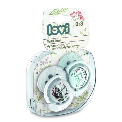 LOVI Wild Soul Dynamic Soother Boy 0-3m Schnuller für Kinder 2 St.