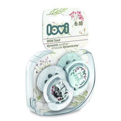 LOVI Wild Soul Dynamic Soother Boy 6-18m Schnuller für Kinder 2 St.