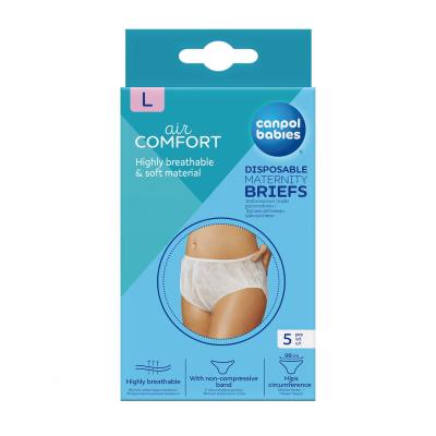 Canpol babies Air Comfort Disposable Maternity Briefs L Wöchnerinnen Slip für Frauen 5 St.