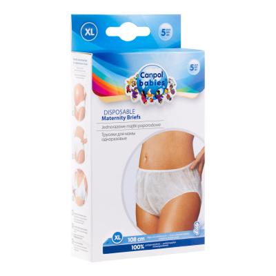 Canpol babies Air Comfort Disposable Maternity Briefs XL Wöchnerinnen Slip für Frauen 5 St.